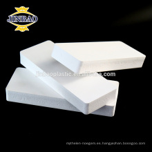 JINBAO tablero de pvc 4x8 placa blanca de plástico pvc celuka tablero de espuma